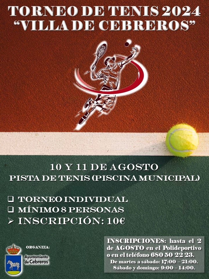 TORNEO DE TENIS 2024