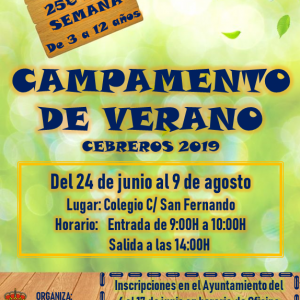 Campamento de verano 20191