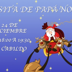 Visita de papa noel 20191