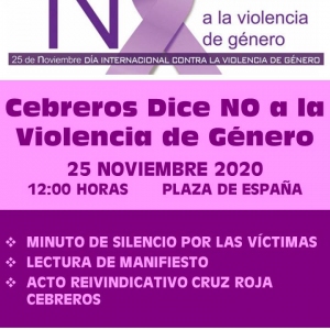 Cebreros dice no a la violencia de genero 20201