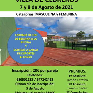 Campeonato de padel 20211