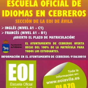 Escuela oficial de idiomas en cebreros publi1