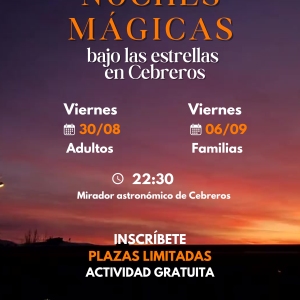 Cartel noches magicas cebreros