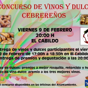 V concurso de vinos y dulces cebrerenos cartel 0011