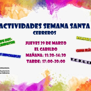 Actividades semana santa 20181