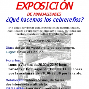 Exposicion cebrerenos 20181